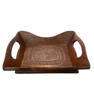 Vintage Daily Bread wooden tray